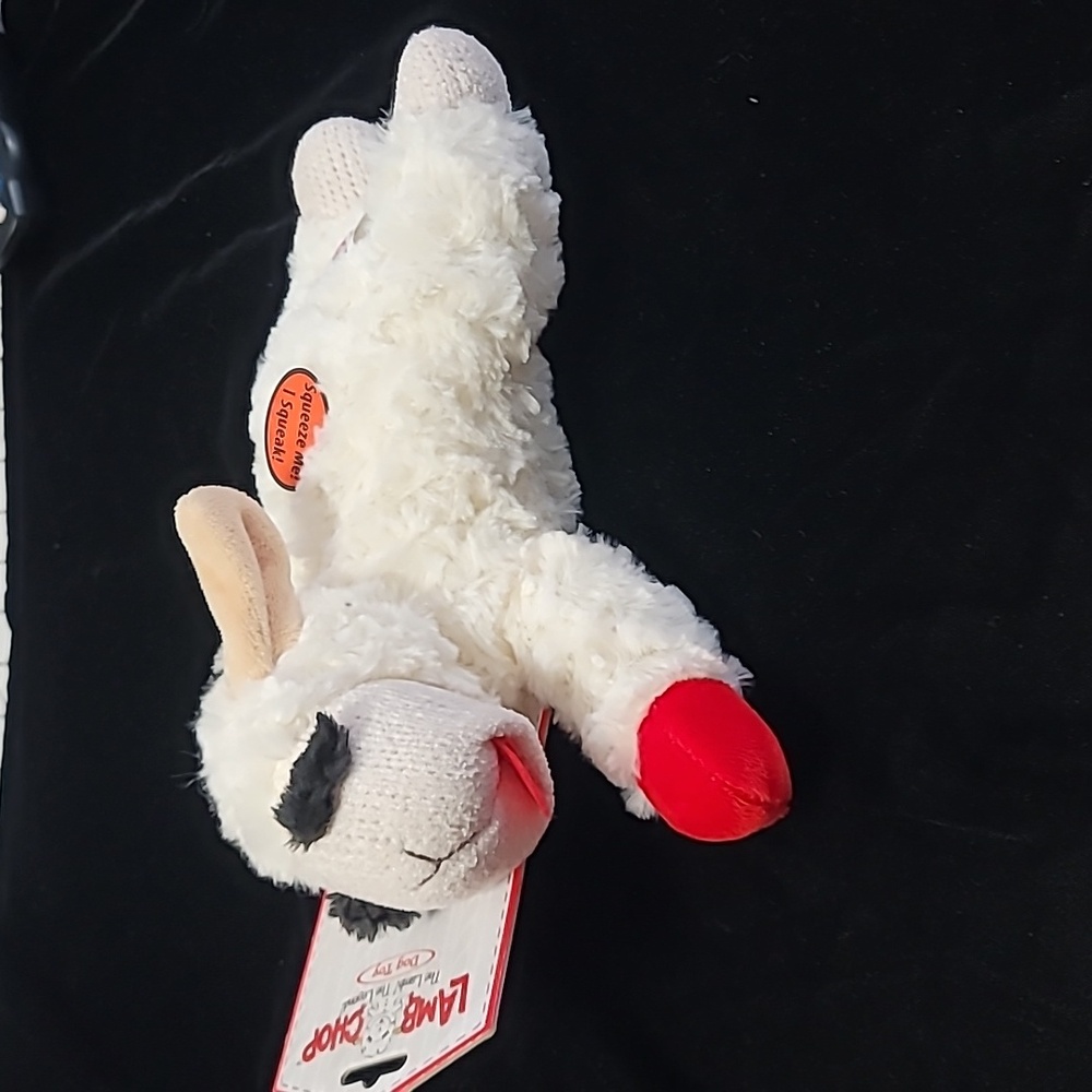 Multipet Lamb Chop Dog Toy with Squeaker,  Large Size NWT‎